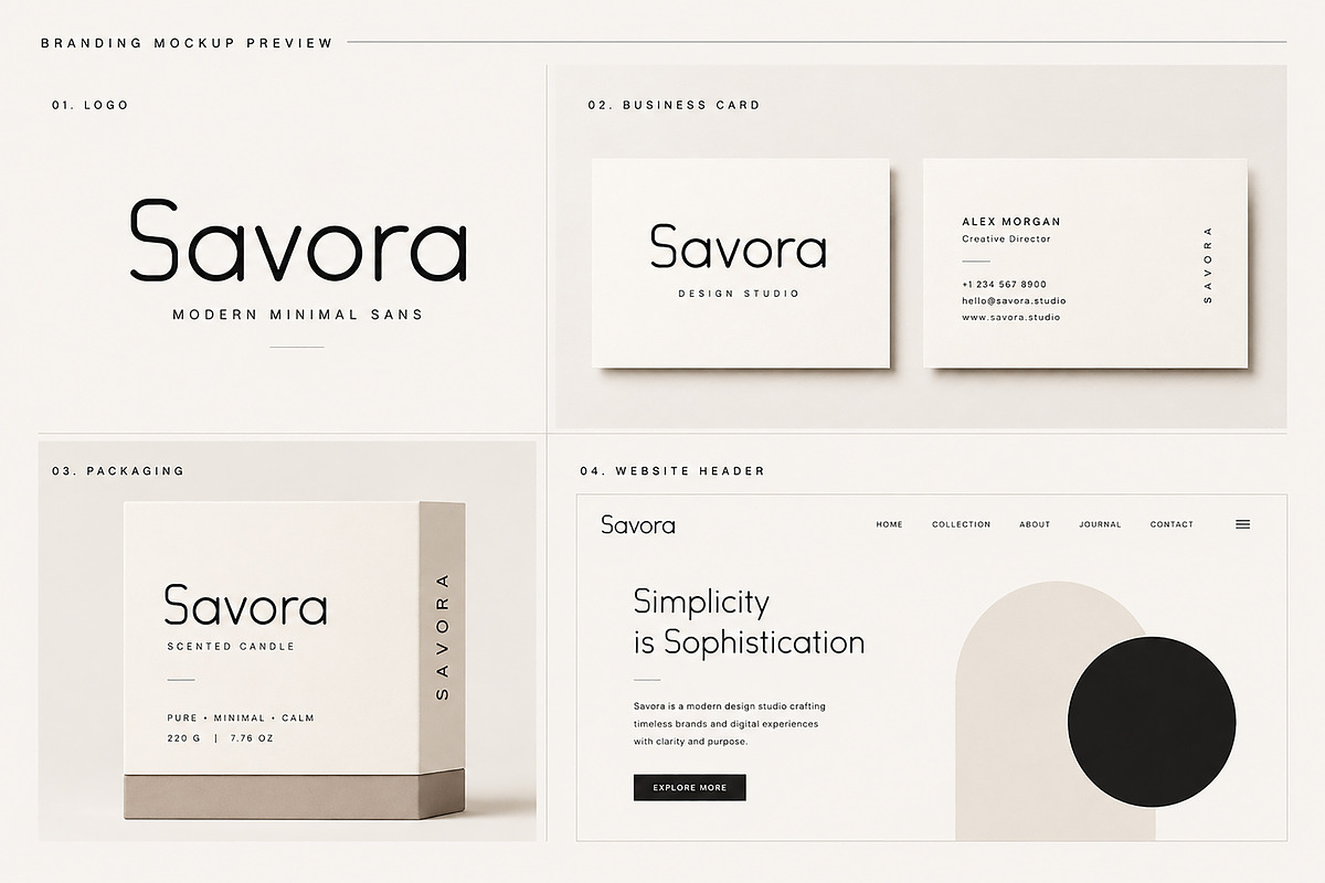 Savora, a Sans Serif Font by Wow Magic (Photo 5 of 5)