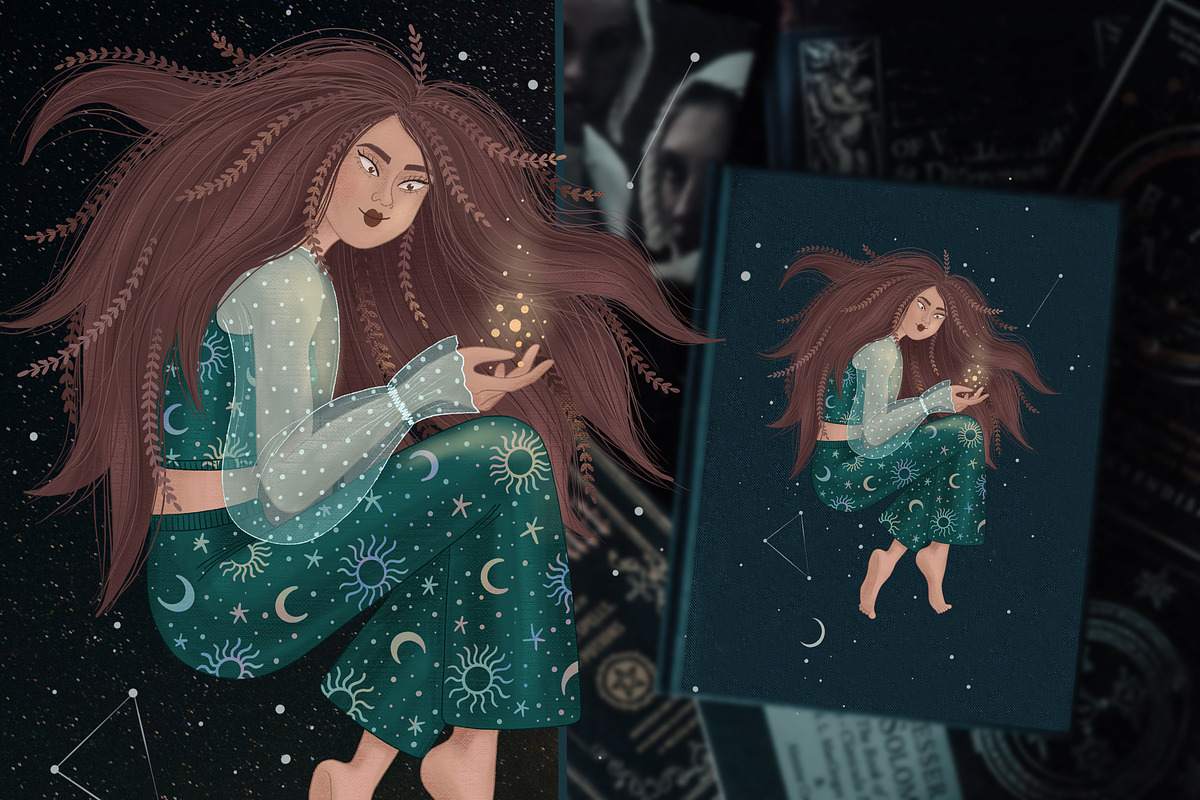 Cosmic goddesses, a Person Illustration by Chikovnaya (Photo 2 of 7)