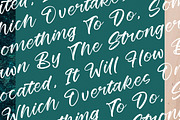 Globals Simple Bold Calligraphy Font, a Script Font by stylishtype.co (Thumbnail 10 of 20)