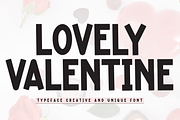 Lovely Valentine | Script Font, a Script Font by Scratchones (Thumbnail 1 of 8)