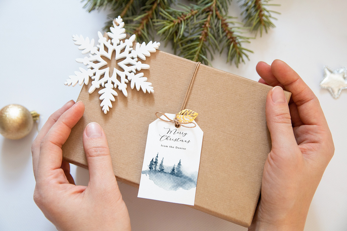 Gift Tag Mockup,Christmas Mockup, a Product Mockup by ILoveMockupDesign (Photo 8 of 10)