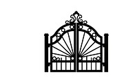 Ornate Iron Gate SVG Bundle, an Illustration by Designs_River (Thumbnail 3 of 31)