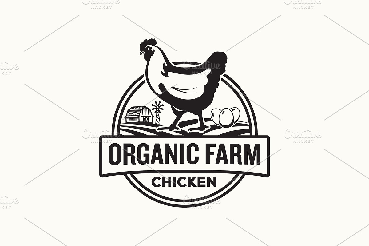 Chicken farm Logo Template, a Branding & Logo Template by Norma Studio (Photo 3 of 3)