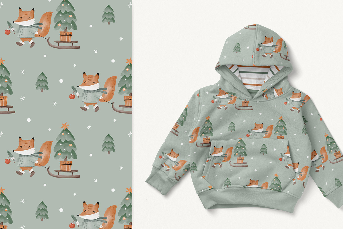 4 patterns for Christmas, a Pattern Graphic by Olena Kuznietsova (Photo 7 of 9)