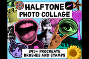 Procreate Halftone Photo Collage Set, a Brush Add-On by AlwaysBeColoring (Thumbnail 13 of 13)