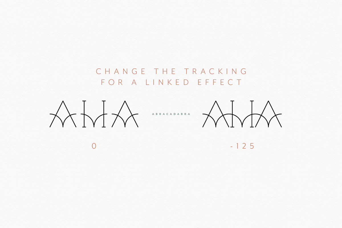 Magic All Caps Serif Monogram Font preview 4