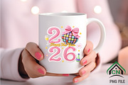 Faux Yarn Happy New Year 2026 PNG, an Illustration by Craft Nest (Thumbnail 5 of 8)