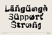 Bullet Serif TM – Grunged Typewriter, a Sans Serif Font by Type Mania (Thumbnail 8 of 10)
