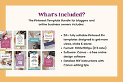 Pinterest Blogger Templates Canva, a Social Media Template by Fallon Gerst (Thumbnail 5 of 7)