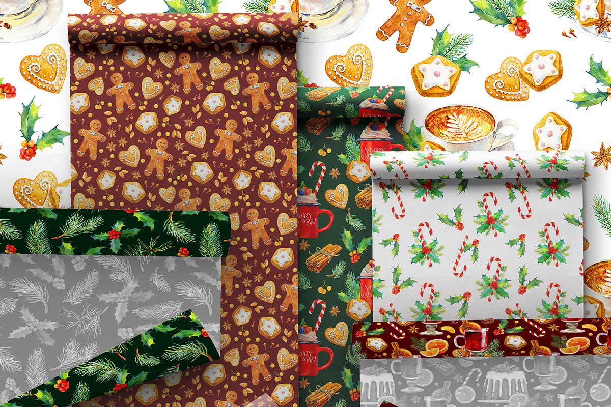 Delicious Christmas Watercolor set, a Decorative Illustration by Natasha Koltsova (Photo 9 of 10)