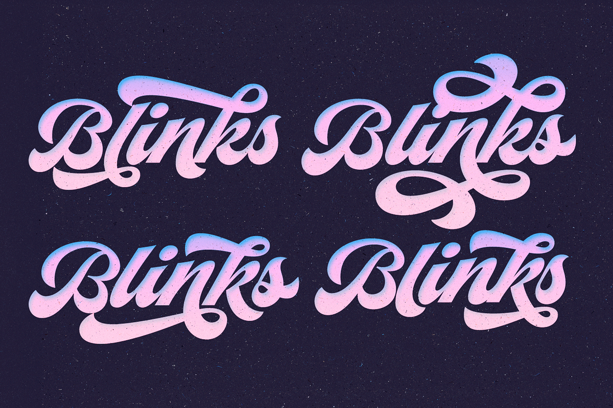 Yes Script - Groovy Retro Script, a Script Font by Fenotype (Photo 9 of 15)