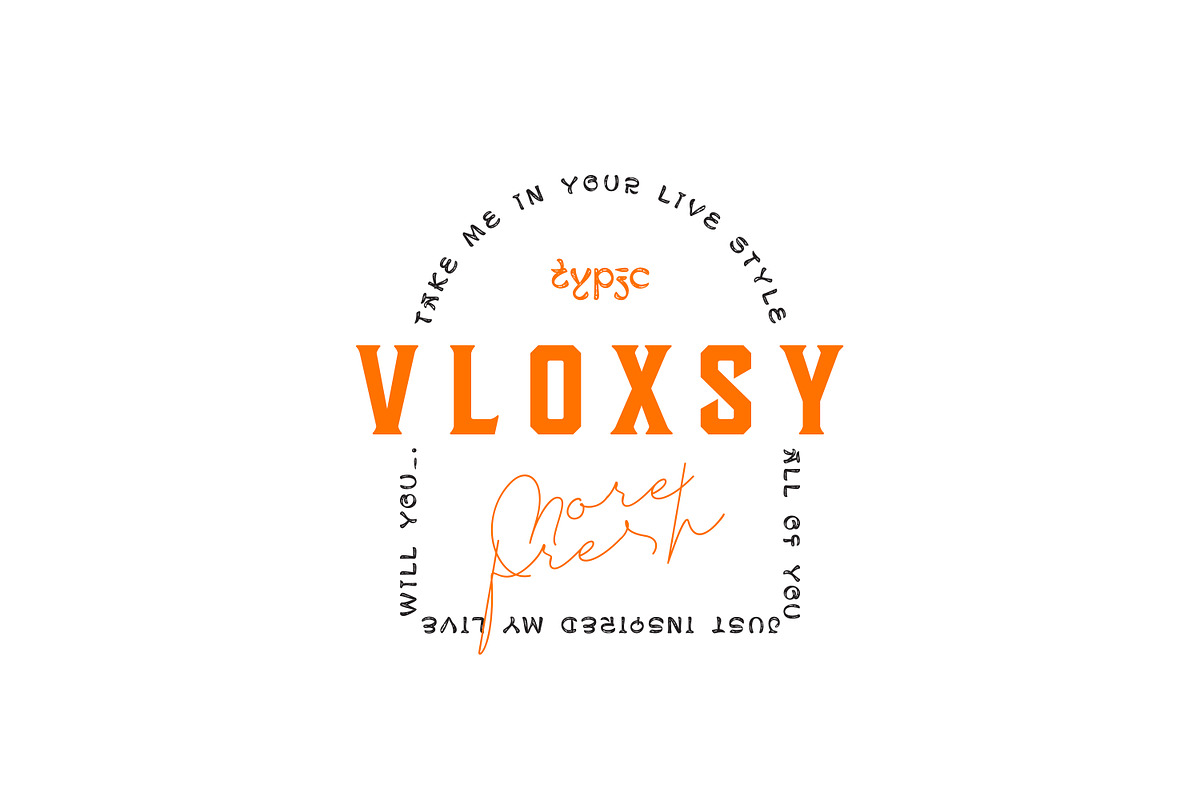 VLOXSY Typeface, a Slab Serif Font by Saystype (Photo 2 of 3)