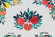 Fruit garden collection, a Decorative Illustration by Cozy pattern shop (Thumbnail 3 of 9)