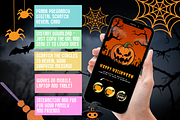 Halloween Pregnancy Scratch Card, an App Template by SunshineStudioBoutique (Thumbnail 1 of 8)