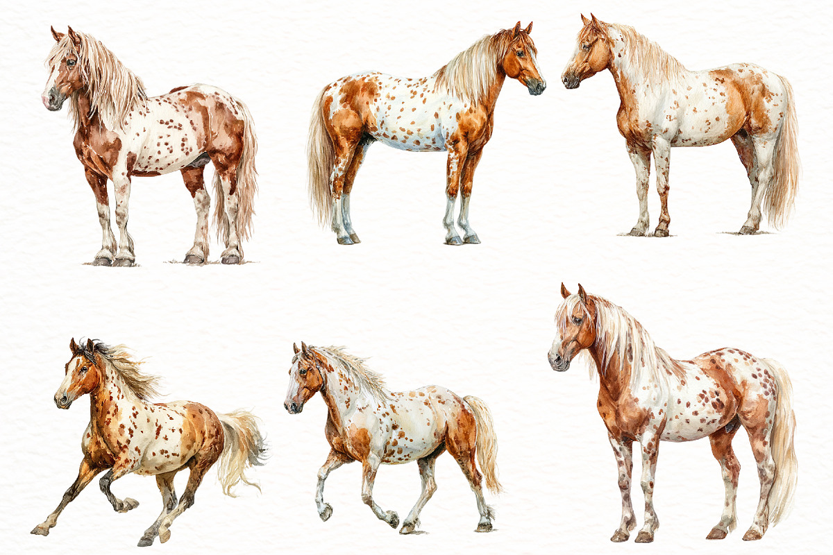 Spring Horse Clipart, an Illustration by Designworld (Photo 5 of 7)