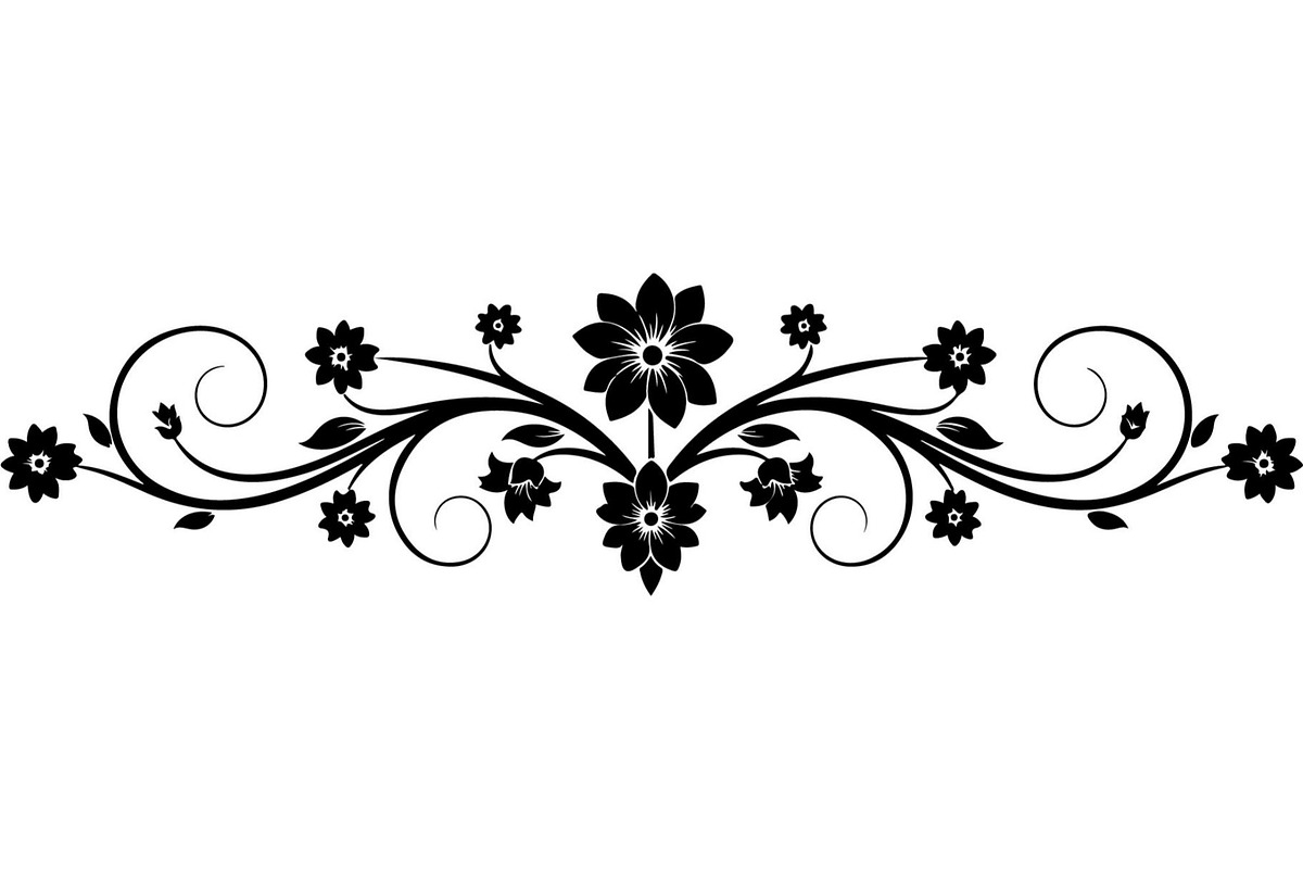 Vintage Floral Divider Bundle, a Decorative Illustration by Designer_Momina (Photo 2 of 21)