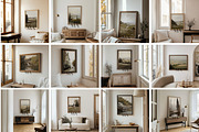 150 Vintage Frame Mockup Bundle, a Household Mockup by Mockup Art Atelier (Thumbnail 3 of 14)