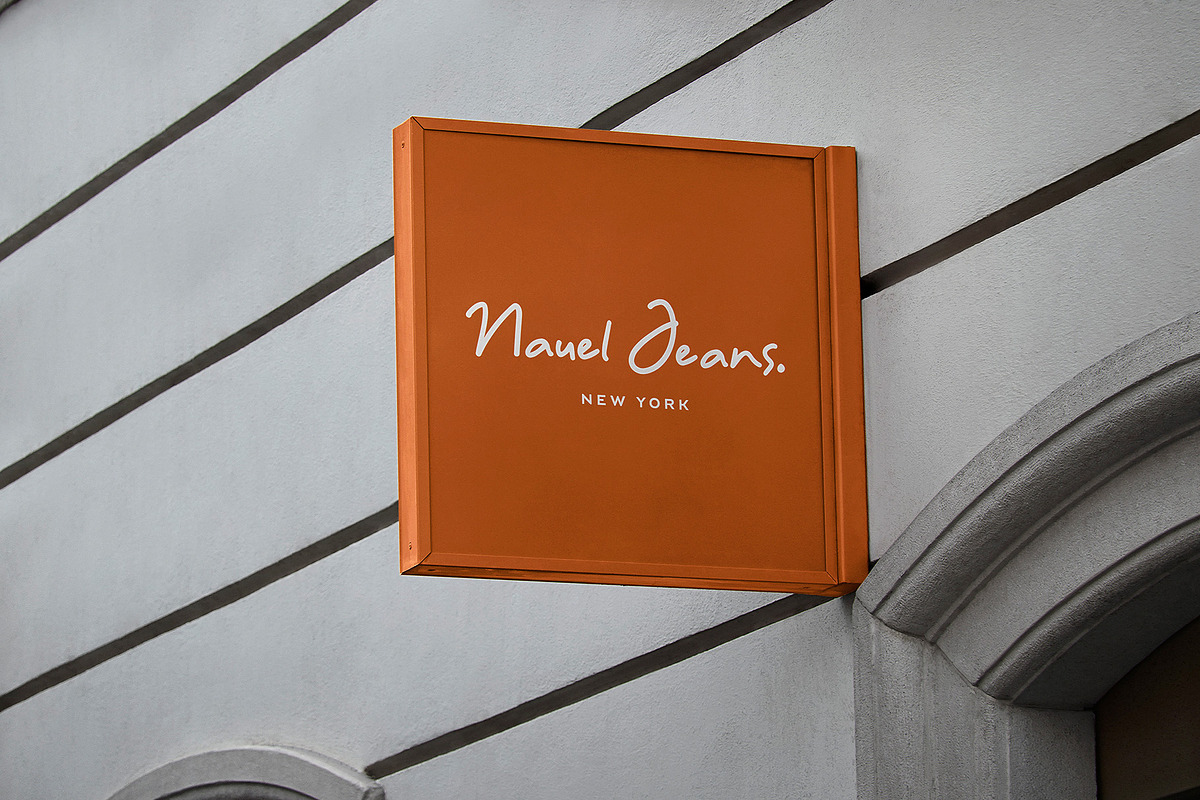 Logo Mockup Luxury Hanging Sign, a Product Mockup by Asylab (Photo 4 of 5)