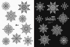 Snowflakes. Winter Collection