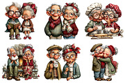 Whimsical Old Man Birthday Clipart, an Illustration by Craft Nest (Thumbnail 7 of 8)