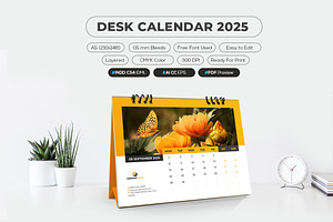 2025 Calendar Printable A5