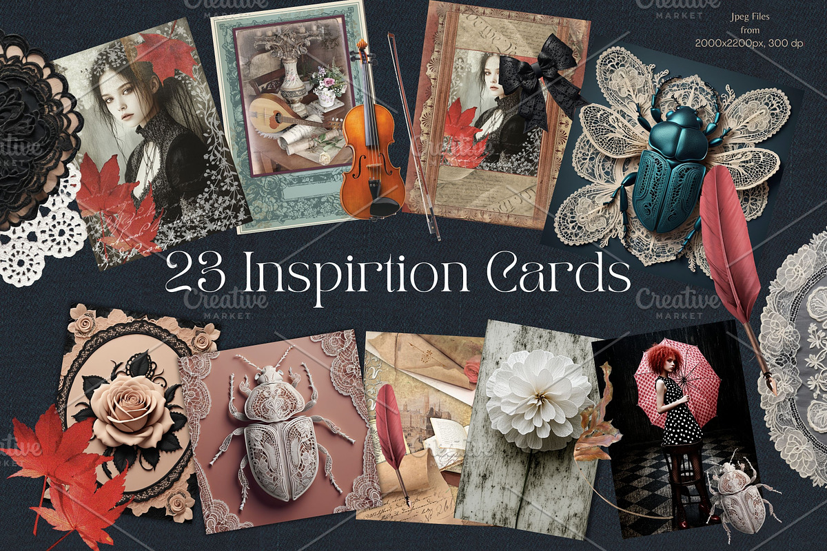 Over 150 Gothic & Romantic Ephemera Items preview 6