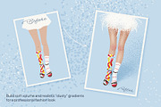 POWDER MUSE: illustrator brushes, a Brush Add-On by IuliiaSavko (Thumbnail 4 of 9)