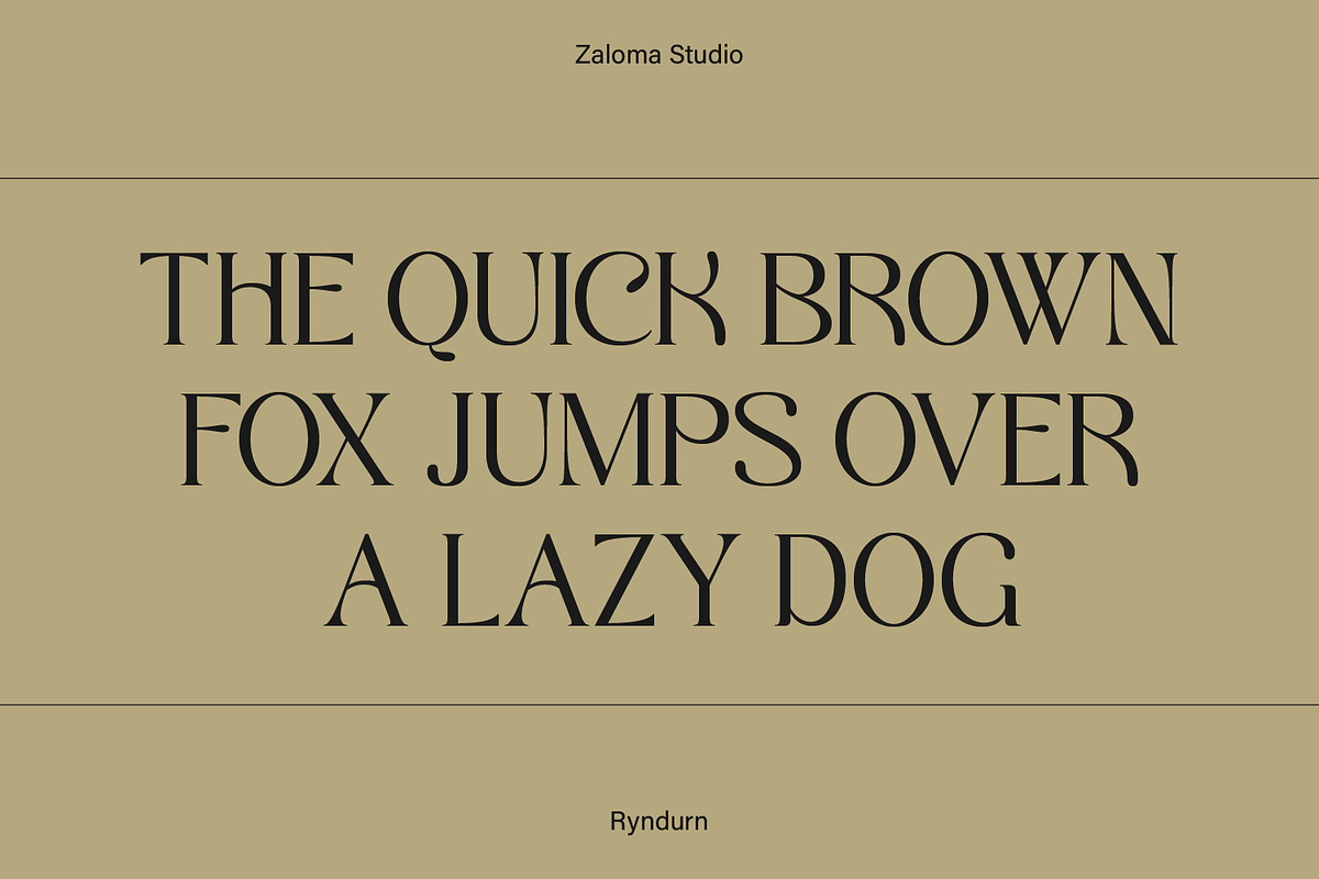 Ryndurn, a Serif Font by Zaloma Studio (Photo 17 of 20)