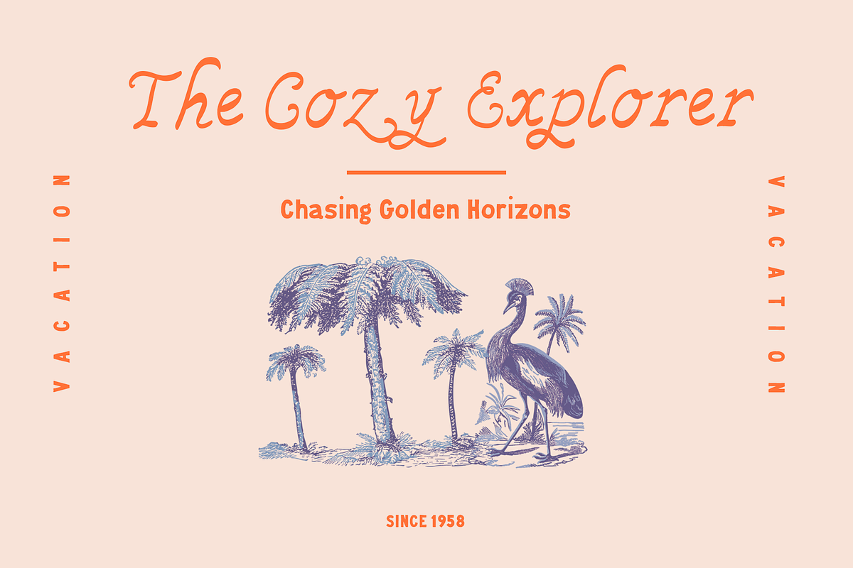 Nostalgic Vintage Retro Font Duo, a Sans Serif Font by Nonceni (Photo 3 of 14)
