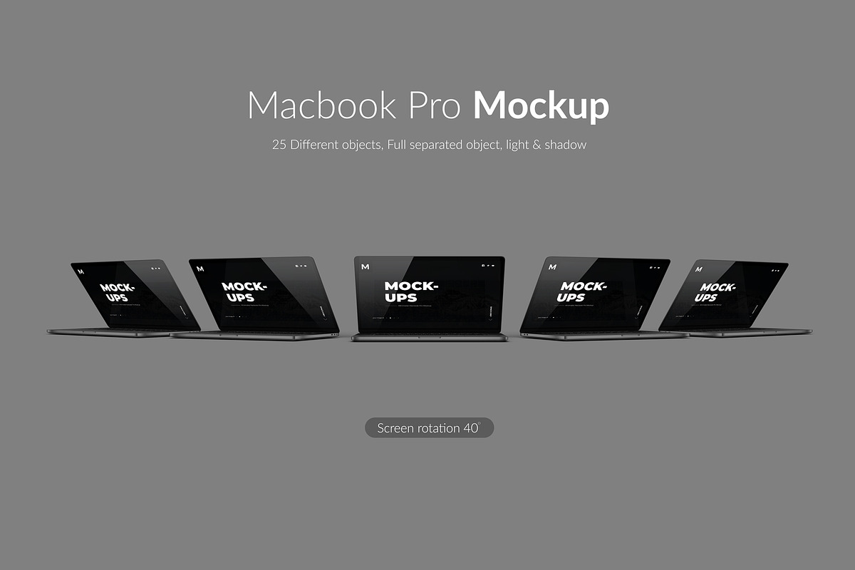 Macbook Mockup Packs, a Mac Mockup by Mockup Supper (Photo 7 of 8)