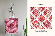 Macaron Patisserie Seamless Patterns, a Pattern Graphic by Anna Design Studio (Thumbnail 5 of 6)