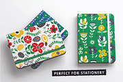 Fruity Floral Folk Collection, a Pattern Graphic by rouxsupplyco (Thumbnail 9 of 12)