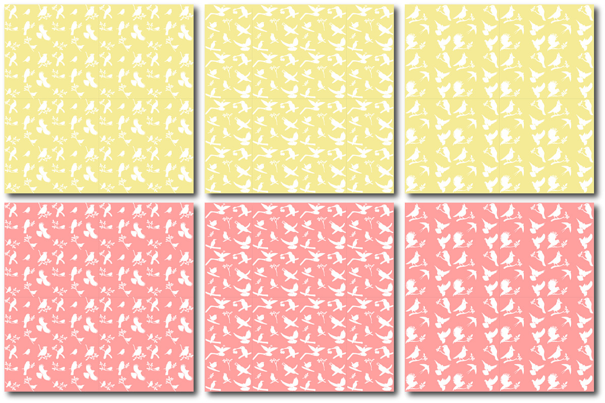 Bird silhouettes, Vector Collection, an Object Graphic by Orangepencil (Photo 6 of 6)