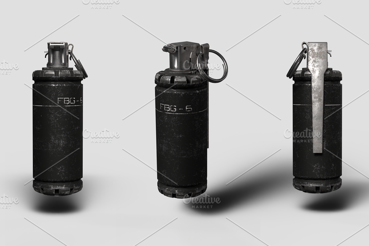 Flash Bang FBG-6, an Object 3D Model by Casa Mandarina (Photo 1 of 2)