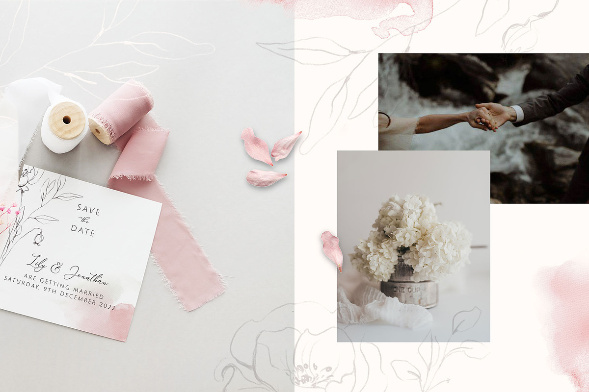 POPPY SUNSET pencil floral sketches, a Decorative Illustration by Yuliia Lashevska (Photo 7 of 10)