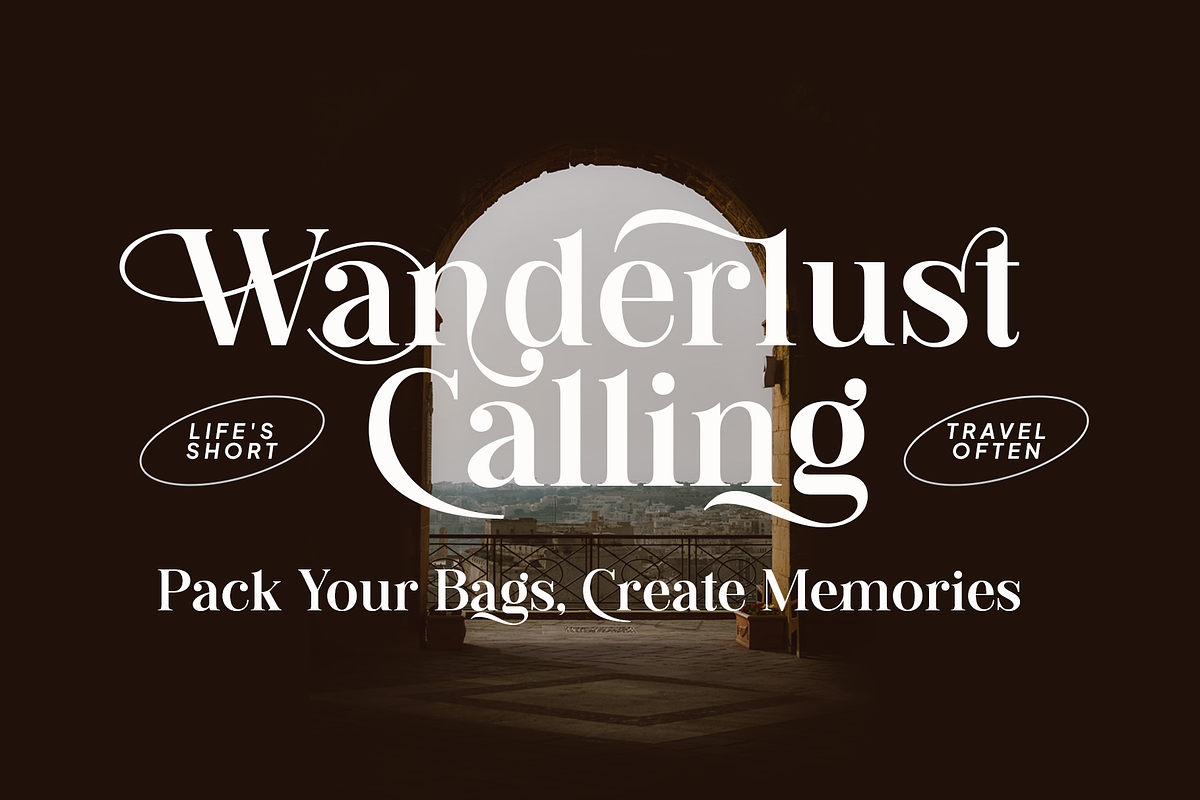 Brennon Stylish Serif Font, a Serif Font by Vampstudio (Photo 8 of 15)