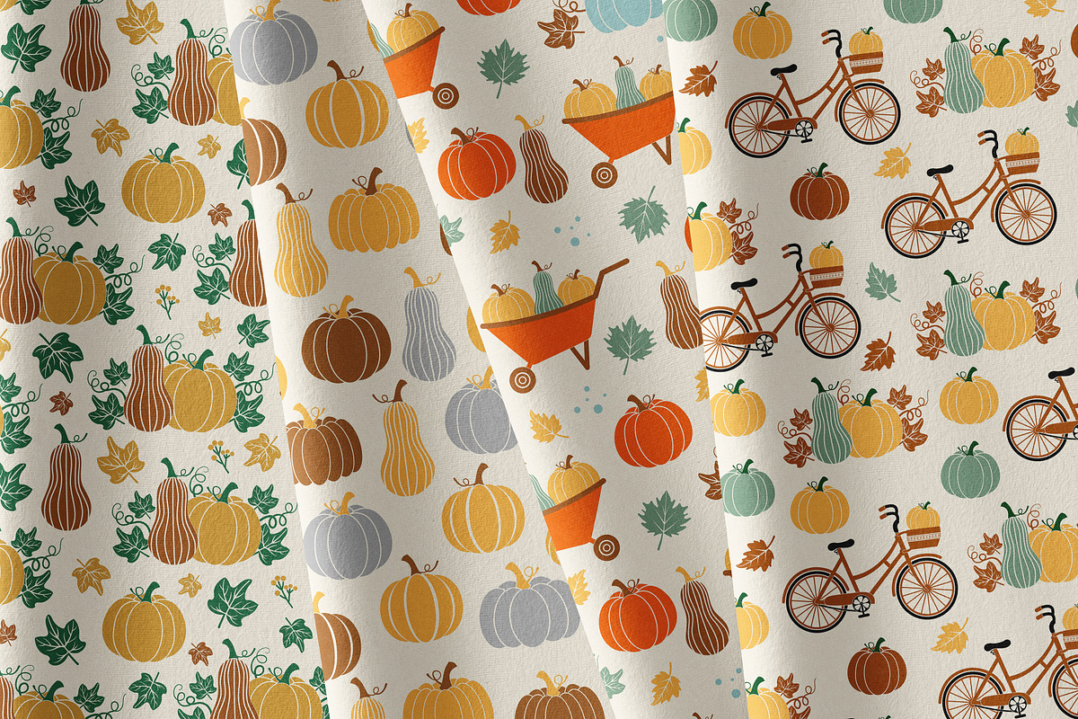Happy Thanksgiving Patterns, a Pattern Graphic by EltaMaxArt (Photo 7 of 8)
