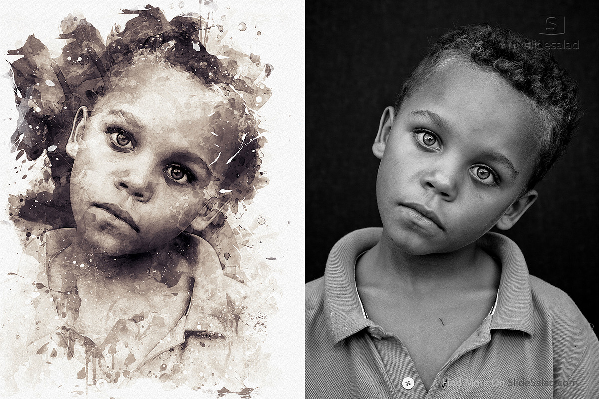 #1 Watercolor Photoshop Mock-ups, an Action Add-On by SlideSalad (Photo 32 of 44)