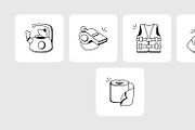 85 Camping Doodles, an Outline Icon by Prosymbols (Thumbnail 7 of 8)