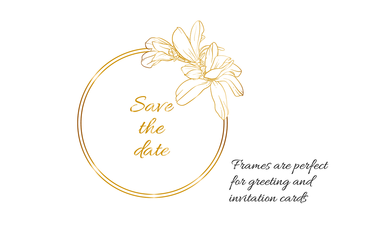 Magnolia Floral Design Pack, a Texture Illustration by JuDesign (Photo 6 of 16)