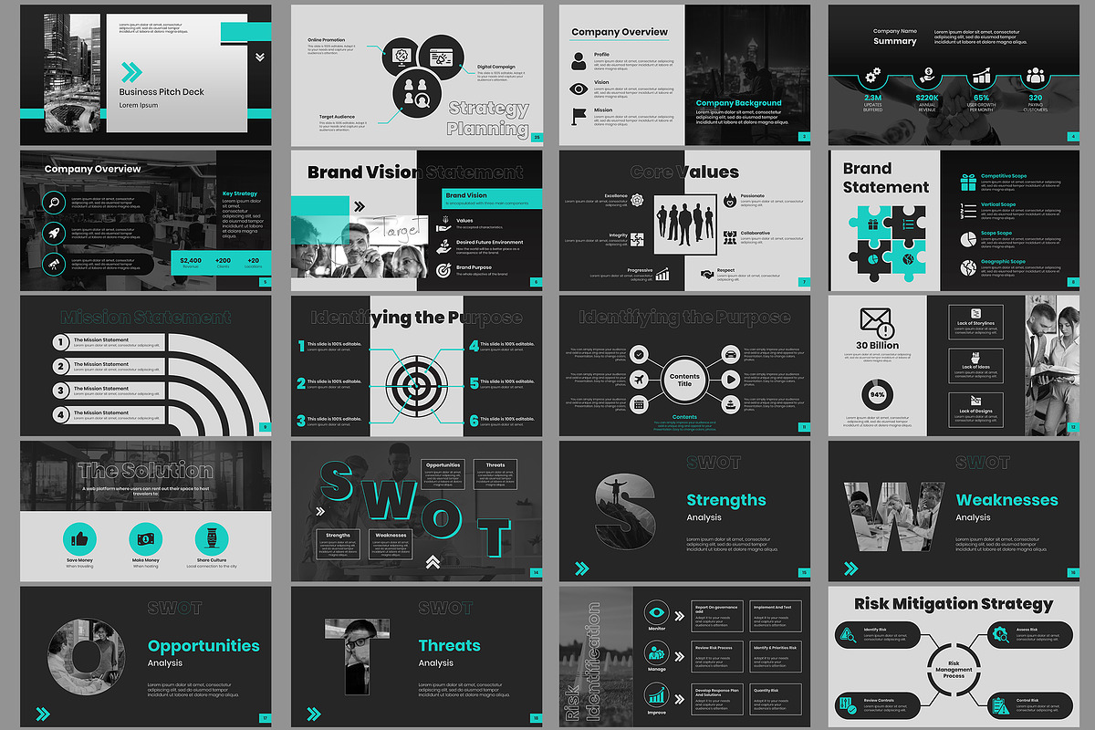 Business Pitch Deck, a Presentation Template by Artemis-products (Photo 3 of 6)
