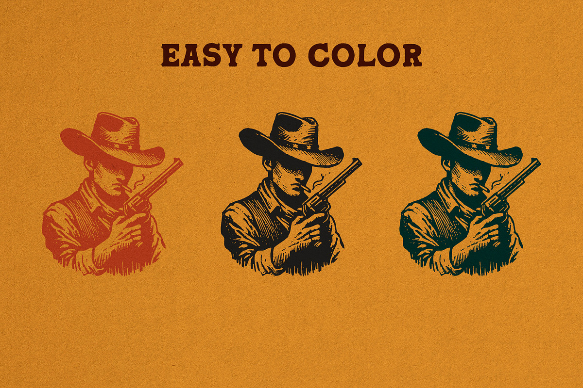 Authentically Western Illustrations, an Illustration by elliazidi.designs (Photo 3 of 5)