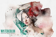 Watercolor Painting Photo Effect, an Action Add-On by S Graphic Studio (Thumbnail 2 of 3)