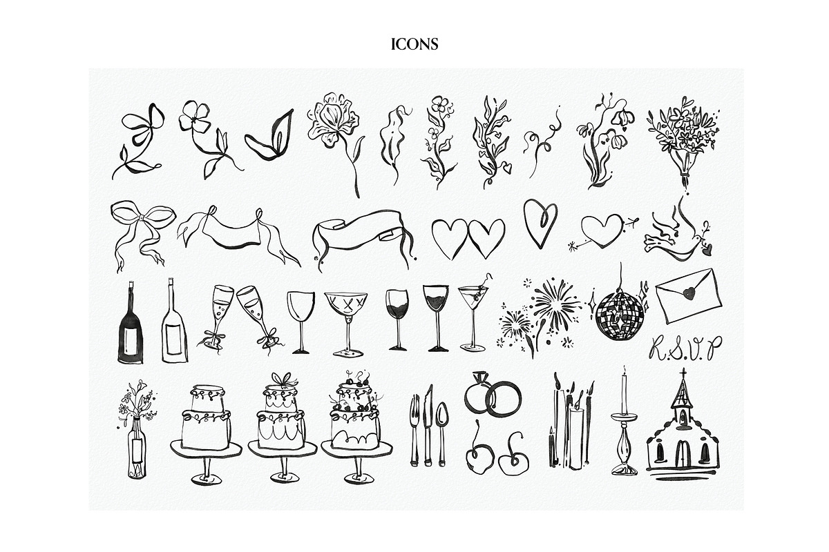 Wedding Day - PNG & SVG Clipart, a Graphic by ThaismotaCreativeCo (Photo 2 of 6)