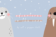 Adventures in the Snow Font, a Font by Salt & Pepper Designs (Thumbnail 1 of 8)