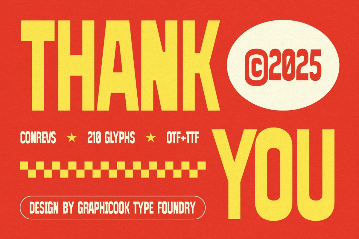 Conrevs, a Sans Serif Font by graphicook (Photo 10 of 10)