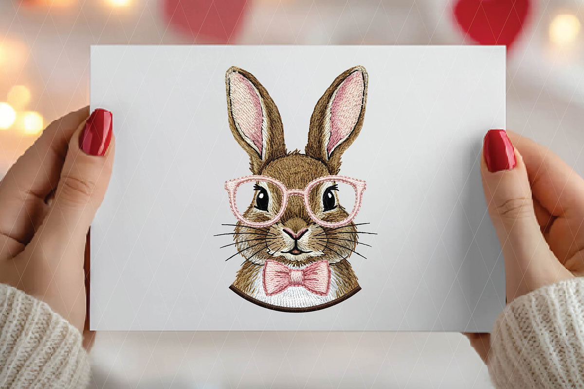 Retro Easter Bunny PNG, Happy Easter, an Illustration by DreamPrint404 (Photo 6 of 6)