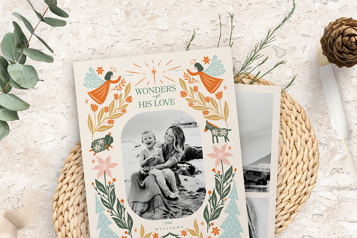 Religious Christmas Card Templates, a Card Template by 7th Avenue Designs (Photo 3 of 11)