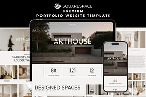 Squarespace Portfolio Template, a Squarespace Template by Mockup Art Atelier