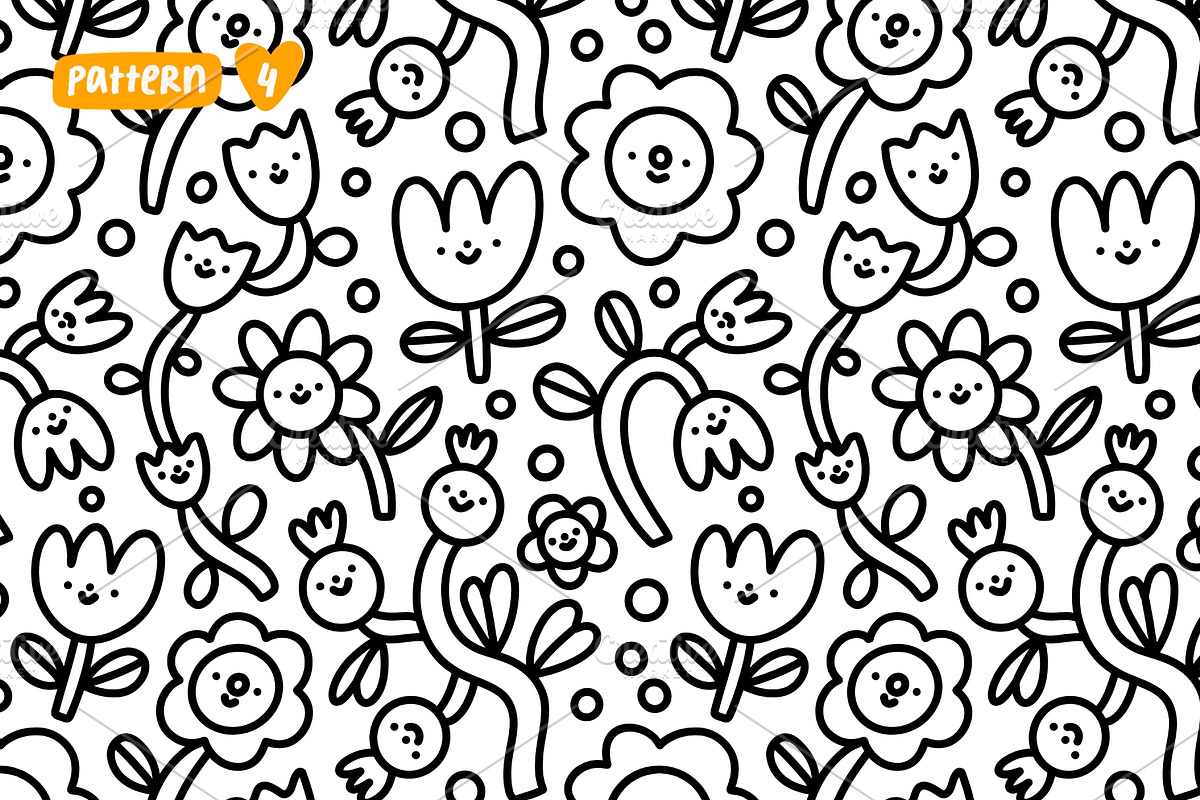 Awesome patterns set part 2, a Pattern Graphic by Stolenpencil (Photo 5 of 7)
